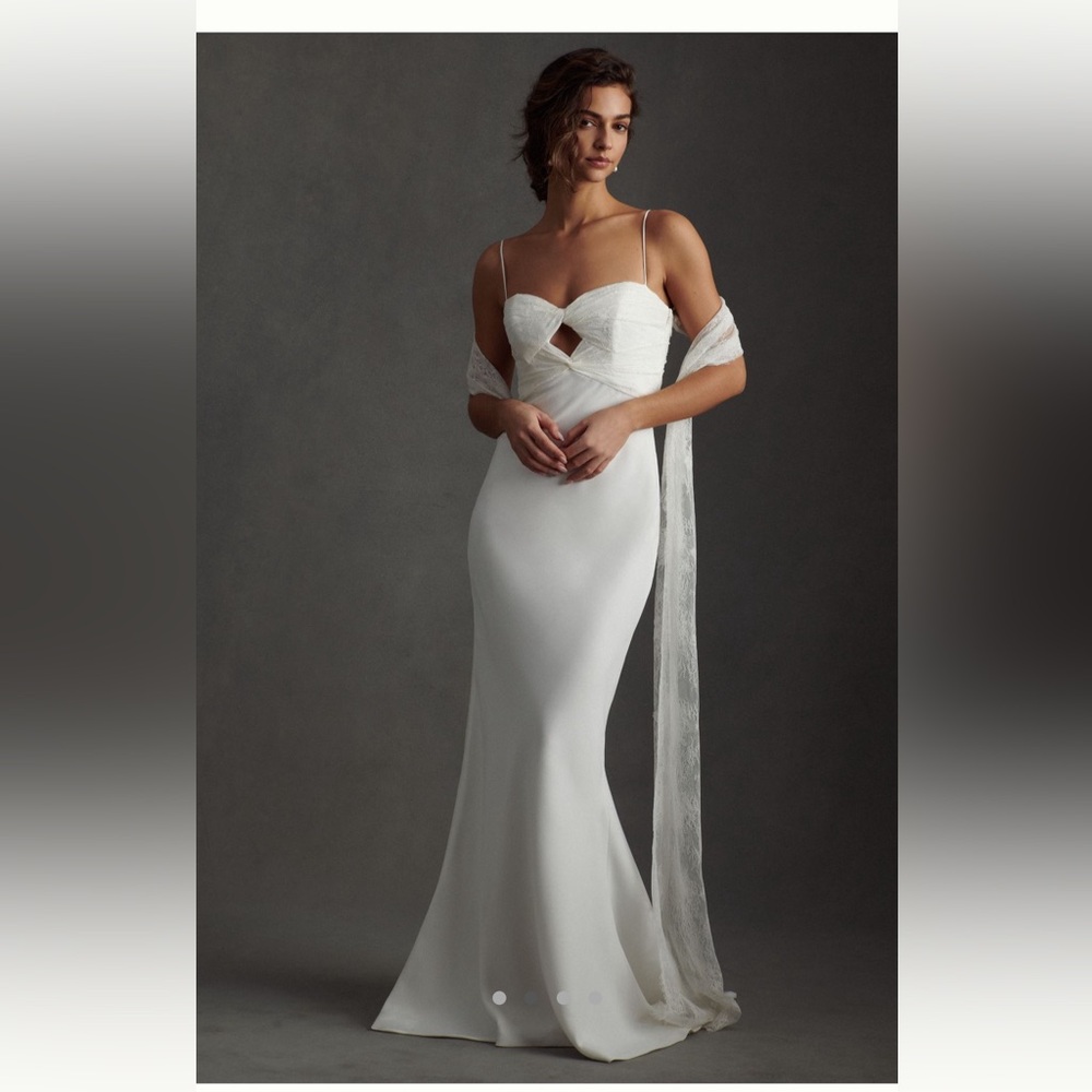 Anthropologie BHLDN Savannah Miller Emmy Sweatheart Mermaid Wedding Gown